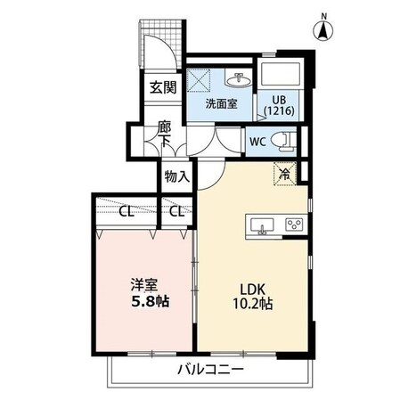 デュラカーサ 小山の物件間取画像